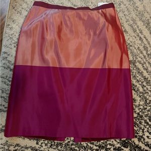 Color block skirt